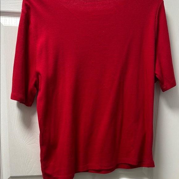 Appleseed's Red short Sleeve Boxy Tee - Picture 3 of 3